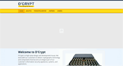 Desktop Screenshot of d-crypt.com