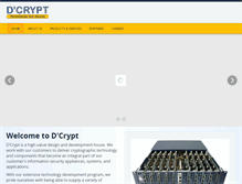 Tablet Screenshot of d-crypt.com